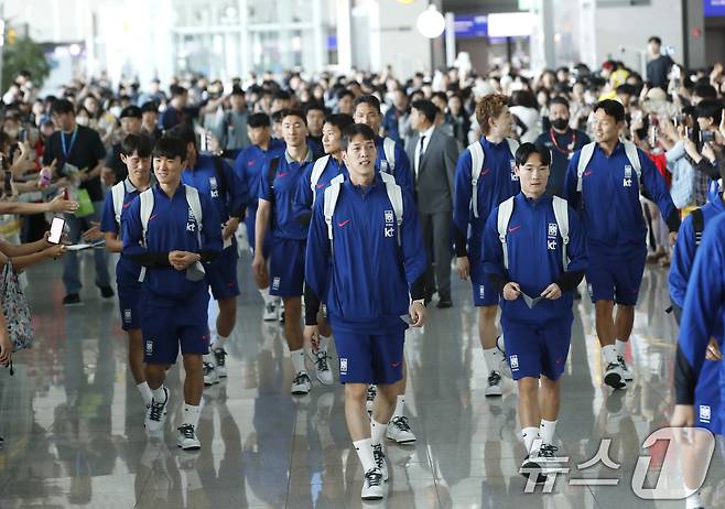 김도훈 임시 감독이 이끄는 한국 축가국가대표팀 2024.6.2/뉴스1 ⓒ News1 권현진 기자