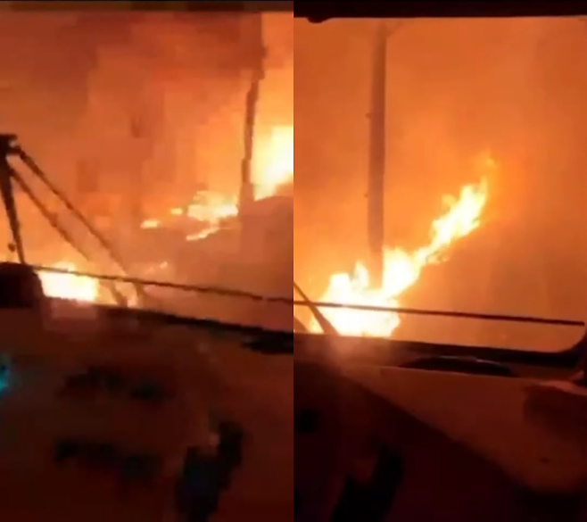 러시아 무이스키 지역을 지나는 열차 내부에서 촬영한 영상. 사진=유튜브 캡처