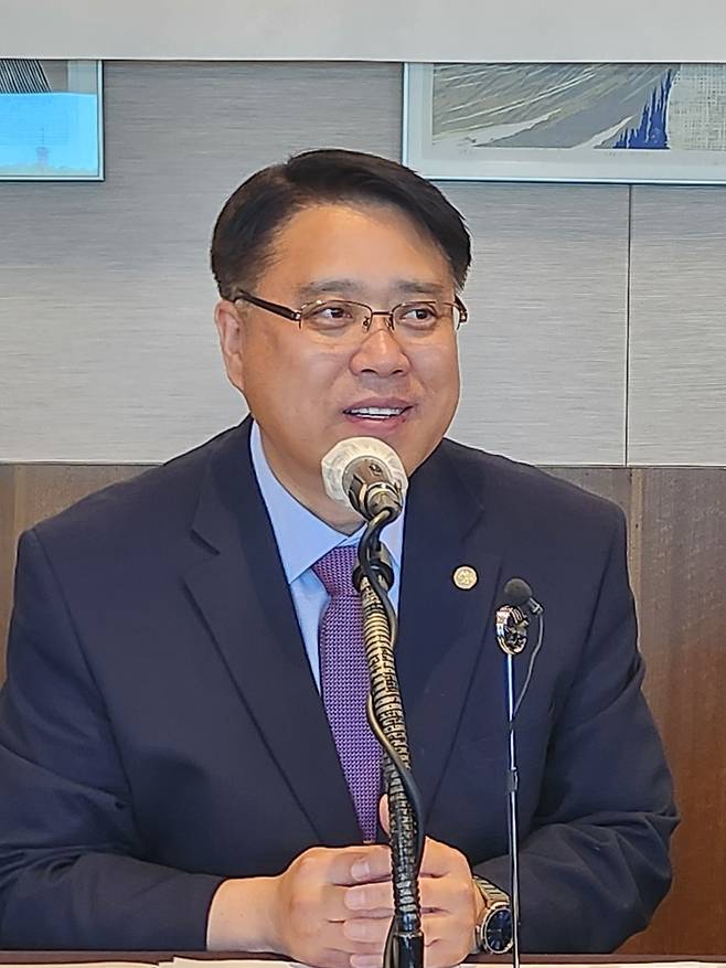 송광석 세계평화통일가정연합 한국회장 . 이향휘 기자