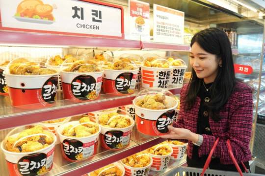 큰치킨 롯데마트 델리코너의 ‘큰치킨’. 연합뉴스.