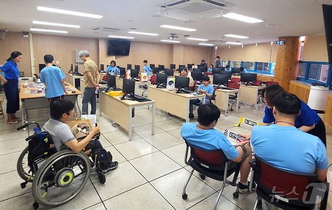 ‘전북 장애학생 e페스티벌’이 4일 전북미래교육연구원에서 개막했다.(전북교육청 제공)/뉴스1