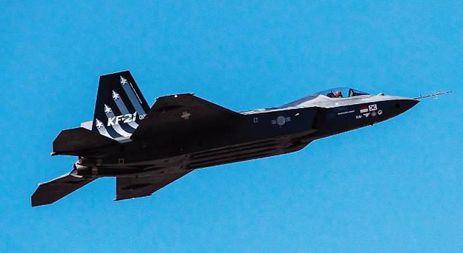 한국형 초음속 전투기 KF-21 보라매. [뉴시스]