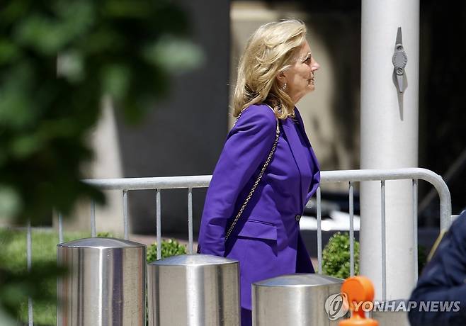 질 바이든 여사 [윌밍턴[델라웨어 주] AFP=연합뉴스. 재판매 및 DB 금지]