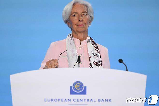 크리스틴 라가르드 유럽중앙은행(ECB) 총재. 2023.09.14 ⓒ AFP=뉴스1 ⓒ News1 홍유진 기자