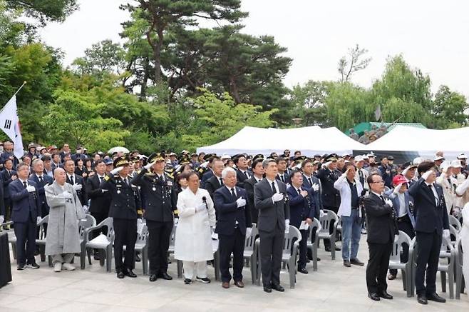 포항시, 제69회 현충일 추념식 거행.