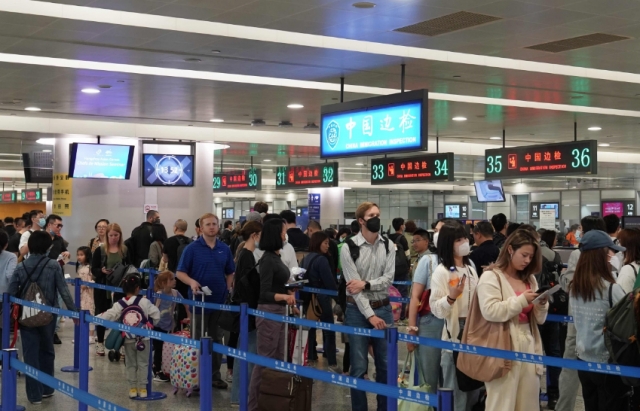 중국 상하이 홍차오공항. 바이두