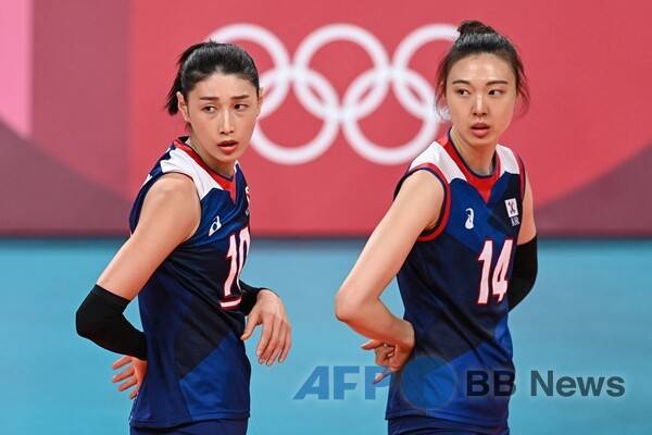 김연경(왼쪽)·양효진. ⓒ스포츠코리아