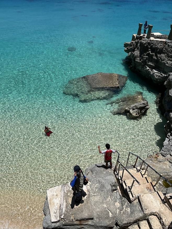 티니안 타가비치의 맑은 수질. 사진제공|마리아나관광청