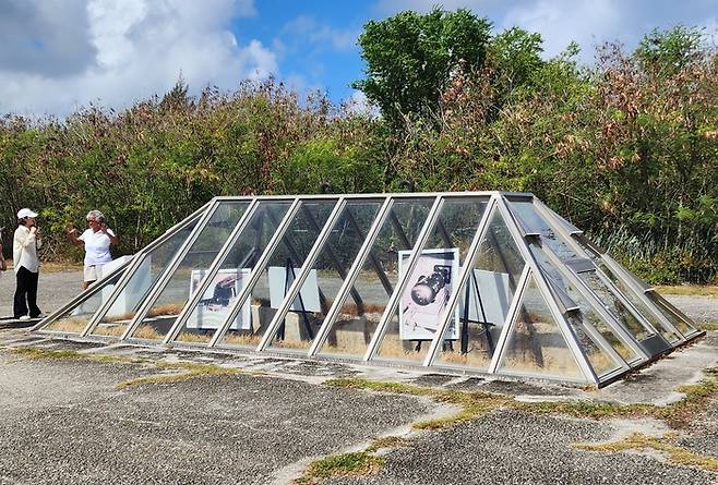 티니안에 있는 태평양전쟁 당시 원자력폭탄 저장소. 사진제공|마리아나관광청