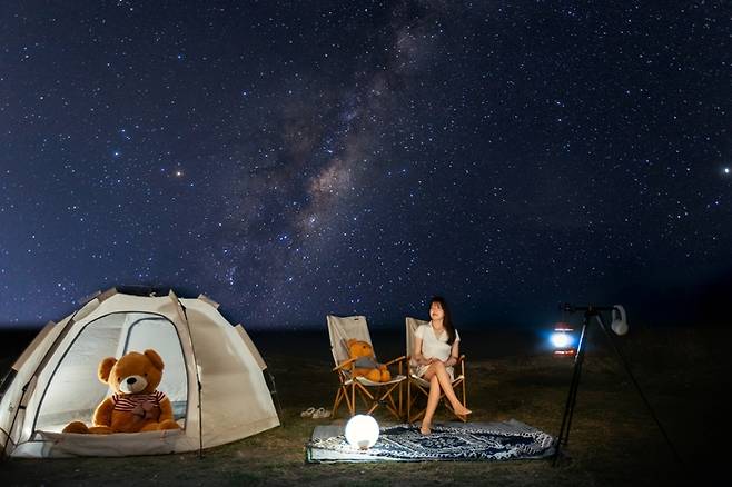 새섬 별사진 찍기. 사진제공|마리아나관광청