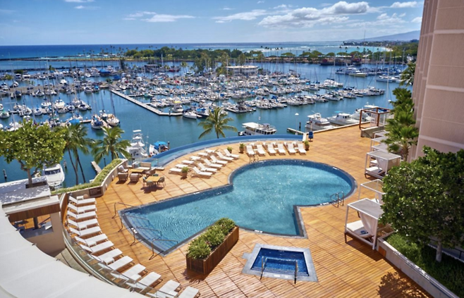 프린스 와이키키 호텔에서 바라본 전망. 사진제공|팜투어