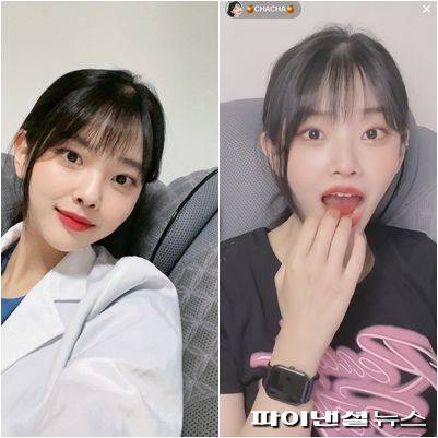 틱톡커 '차차'가 틱톡에서 라이브 방송을 진행하고 있는 모습. 그는 '본캐' 한의사로써의 삶 퇴근 후, '부캐' 틱톡커로 전혀 다른 인생을 살아간다. 사진=틱톡커 차차 제공