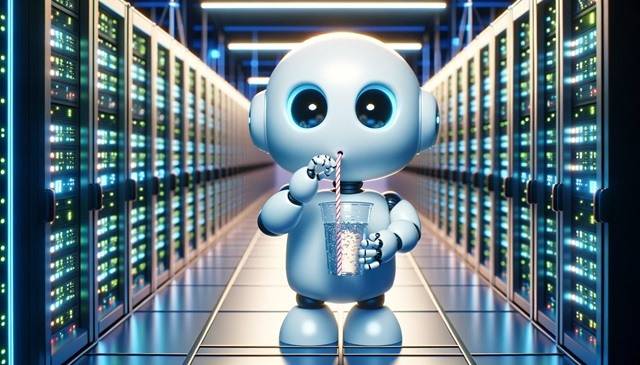 생성형 AI가 명령어 10~50개 질문을 처리하기 위해서 물 500㎖가 필요하다. /오픈AI