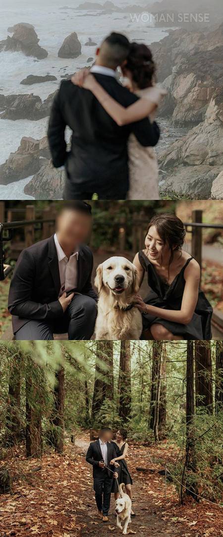 최태원 SK그룹 회장, 노소영 아트센터 나비 관장의 차녀인 차민정 씨가 올가을 결혼하는 가운데 웨딩 화보가 온라인에 공개돼 이목을 모았다. 사진 웨딩업체 ‘zola’ 홈페이지 캡처.
