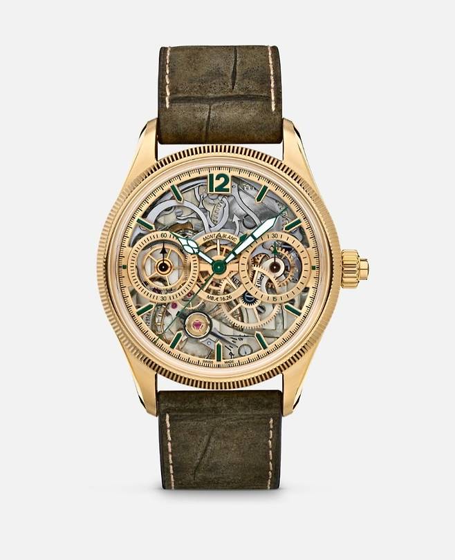 몽블랑 1858 언베일드 시크릿 미네르바 모노푸셔 크로노그래프 리미티드 에디션(사진⑤)
사진출처: Montblanc. Com