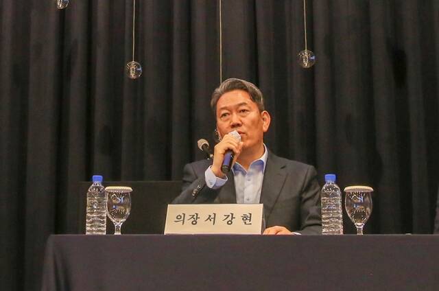 창립 71주년을 맞은 현대제철 서강현 대표이사 사장이 안정적 사업 기반 확충을 통해 '지속성장이 가능한 친환경 철강사'로 거듭나겠다고 강조했다. /현대제철