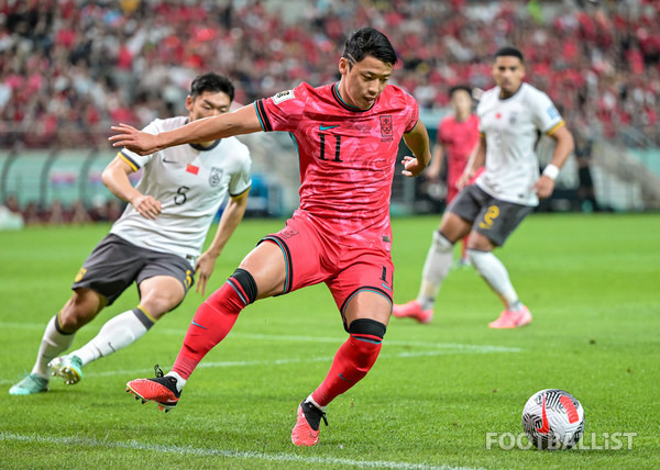 황희찬(남자 축구대표팀). 서형권 기자