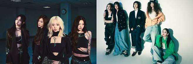 에스파(왼쪽), 뉴진스. (사진=SM엔터테인먼트, 어도어 제공)