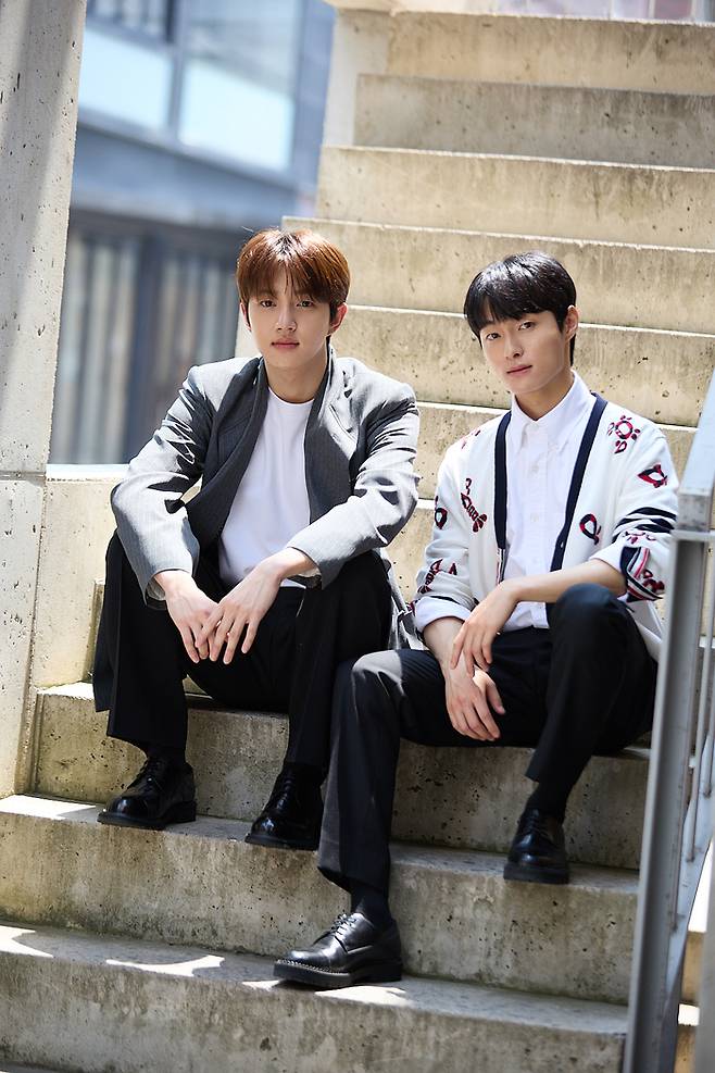 봉재현(왼쪽)과 윤찬영이 ‘조폭고’에 출연한 소감을 밝혔다. 사진 I 넘버쓰리픽쳐스