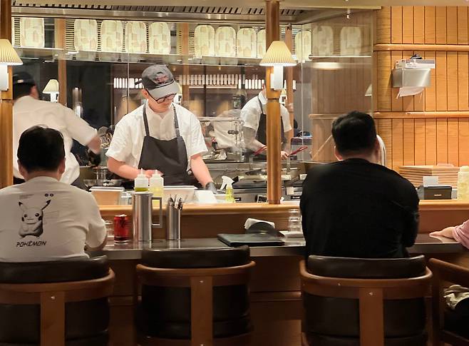 10일 신세계백화점 강남점이 선보인 '하우스 오브 신세계' 내 키보 아츠아츠 전경. /김은영 기자