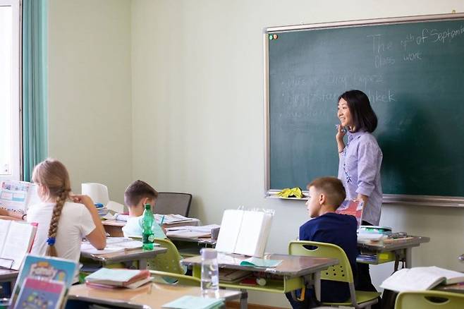 수업받고 있는 아이들. 사진=김태원(tan)