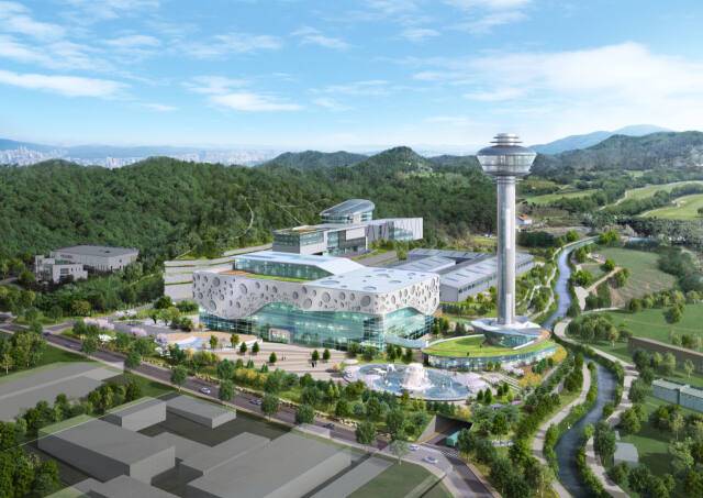 용인특례시가 처인구 이동읍 덕성리에 건립 추진 중인 자원회수시설 '용인그린에코파크' 조감도. 용인특례시 제공