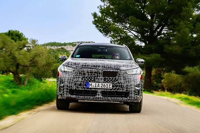 BMW X3 풀체인지 프로토타입 정면