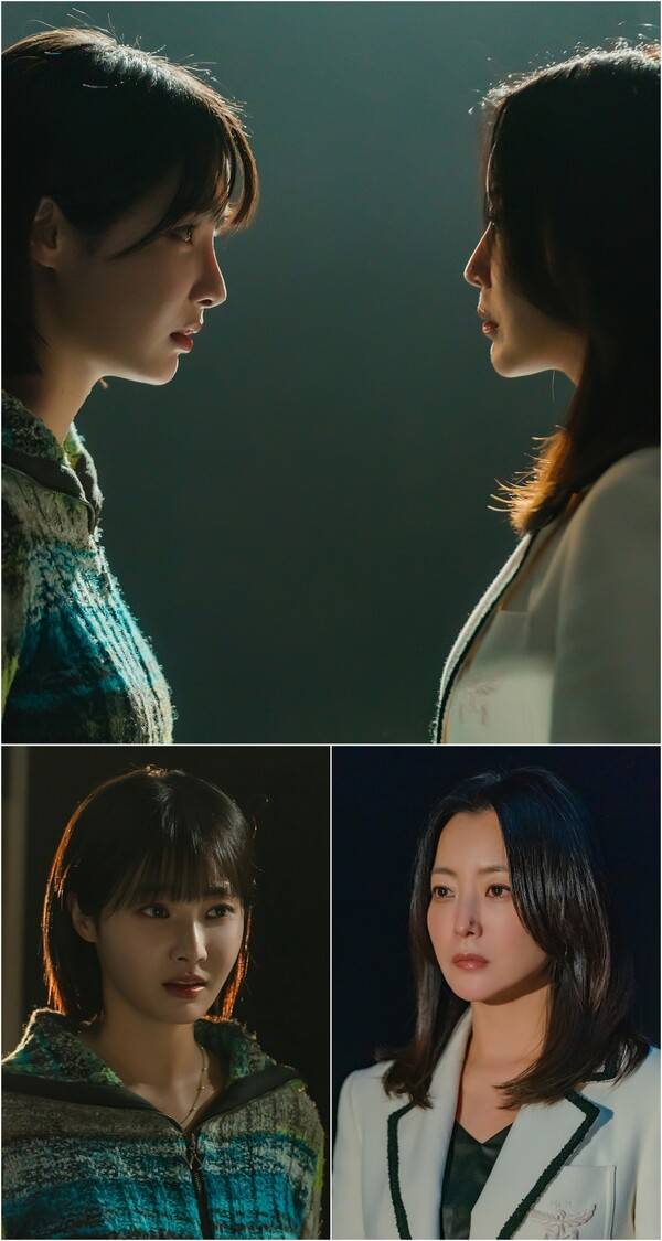 ▲ 15일 방송되는 MBC&nbsp;금토드라마&nbsp;'우리,&nbsp;집' 8회에서 김희선과 연우가 대치한다. 제공|MBC