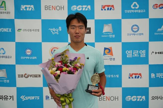 ITF 안성대회에서 준우승한 신산희(사진/김도원 기자)