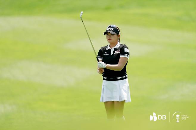 노승희의 한국여자오픈 최종 라운드 경기 모습. /사진= 대회조직위