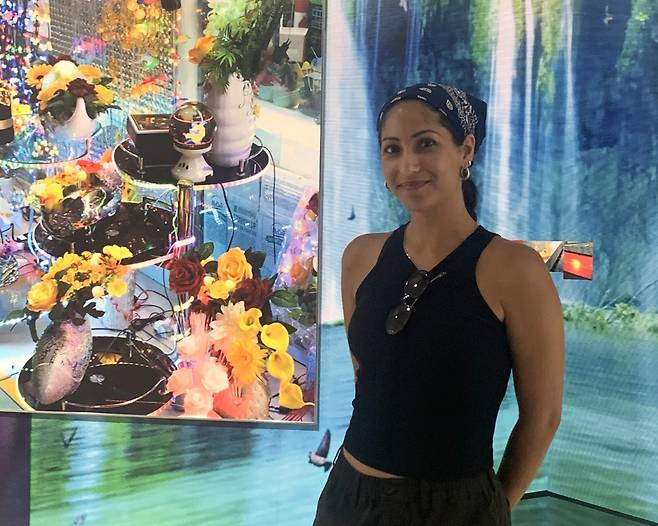 작가 파라 알 카시미. 이정아 기자.