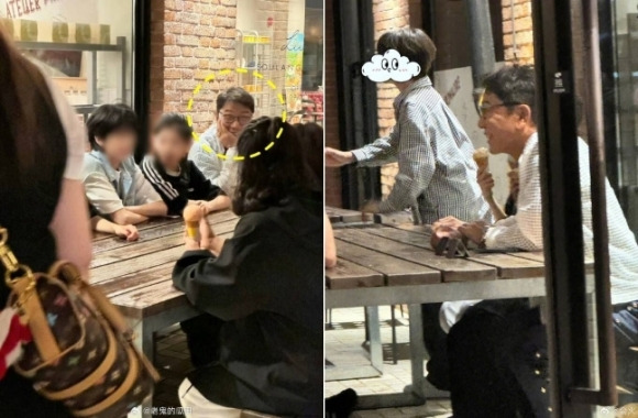 중국 상하이에서 목격된 이수만 전 SM엔터테인먼트 총괄 프로듀서. [SNS 캡처]