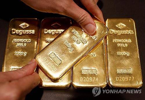 골드바 [로이터 연합뉴스 자료사진]