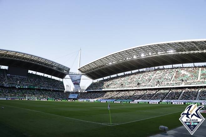 전주월드컵경기장 전경. 사진=프로축구연맹