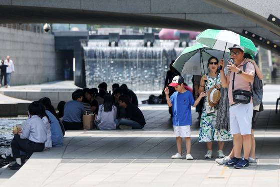The Cheonggyecheon Stream on June 11 in central Seoul [NEWS1]