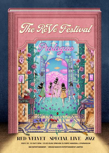 Poster for Red Velvet's canceled concert "Red Velvet - 2022 The ReVe Festival: Prologue" [SM ENTERTAINMENT]