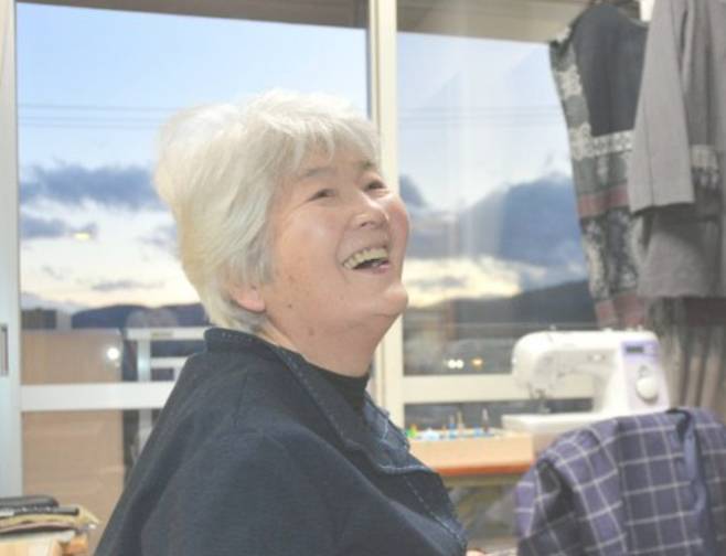 90대의 나이에 30대 여성의 신체 수치를 가진 사토 히데 씨. [아사히 신문]