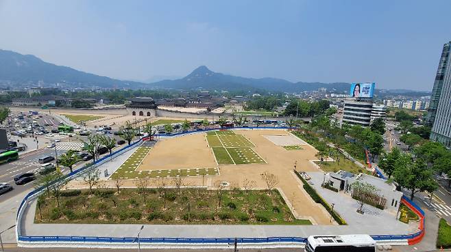 공개를 앞두고 있는 의정부지 역사유적광장 전경. 서울시 제공