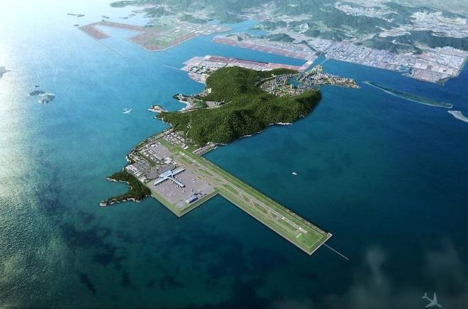 부산 가덕도신공항 조감도. /국토교통부 제공