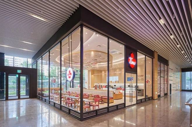 서울 여의도 TP타워 내 상업시설 '팀 홀튼'. /팀홀튼코리아 제공