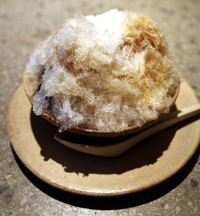 일본식 빙수 ‘가키고오리’.