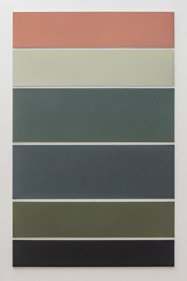 윤종주 ‘cherish the time-line’, 240x80cm(x2), 240x53.4cm(x3), 240x40cm(x1), ink,acrylic, medium on canvas, 2021 [사진제공 = 달서갤러리]