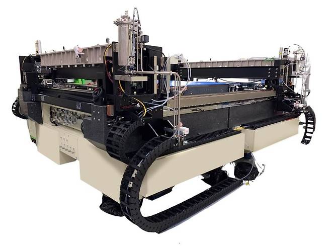 나래나노텍 감광액 도포장비. 나래나노텍 제공