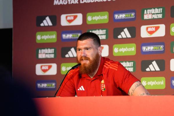 마틴 아담(헝가리 축구대표팀). 헝가리축구협회 X(구 트위터) 캡처