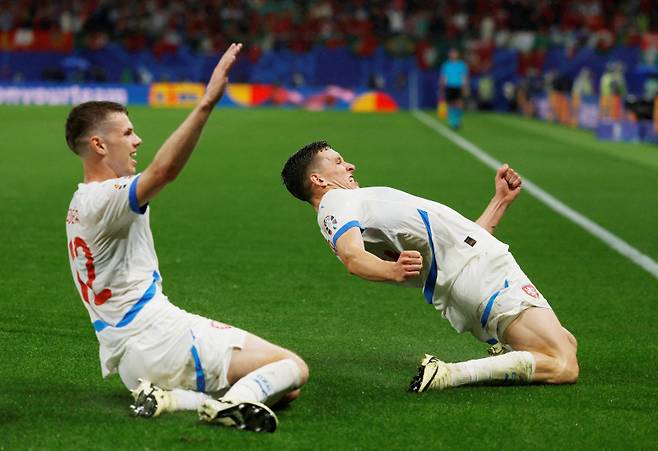 체코는 먼저 골문을 열었지만, 포르투갈을 넘지 못했다. 사진=로이터 연합뉴스