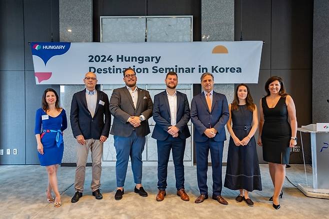 2024 헝가리 데스티네이션 세미나에 참석한 헝가리 관광 대표단. /사진= 헝가리 관광청