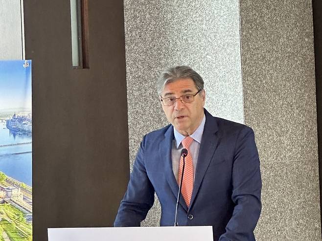 새르더해이 이슈트반 주한 헝가리 대사. /사진= 강예신 여행+ 기자