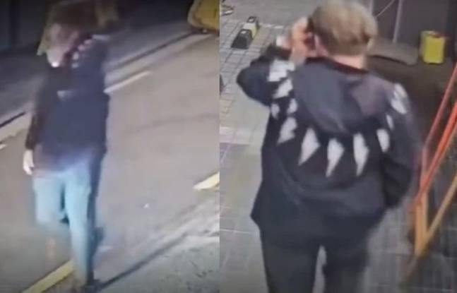 뺑소니 혐의로 경찰 수사를 받고 있는 트로트 가수 김호중이 사고 직후 현장에서 벗어나 누군가와 통화하는 모습이 공개됐다. [채널A 캡처]