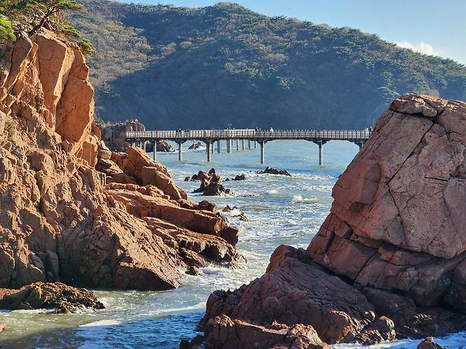 무의도 바다위 산책