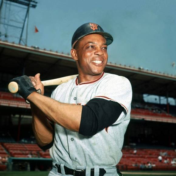 PEOPLE-WILLIE MAYS/ - San Francisco Giants outfielder Willie Mays poses for a portrait at Crosley Field in Cincinnati, Ohio, U.S. April 1, 1967. Malcolm Emmons/USA TODAY Sports via REUTERS NO RESALES. NO ARCHIVES. MANDATORY CREDIT